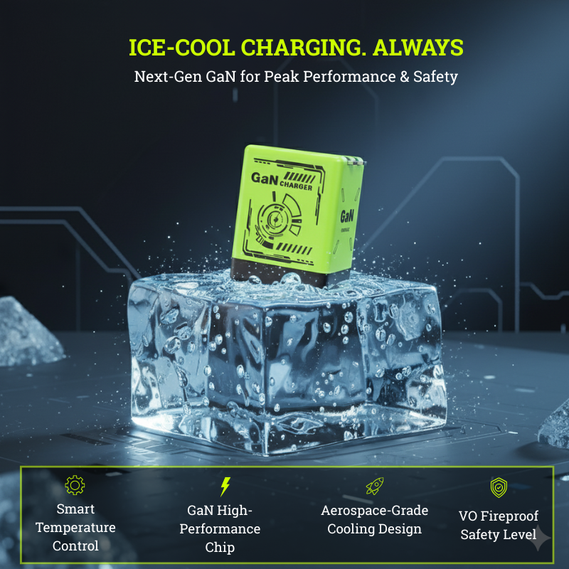 ⚡ Lokalux™ OnePlug 120W GaN Retractable Charger